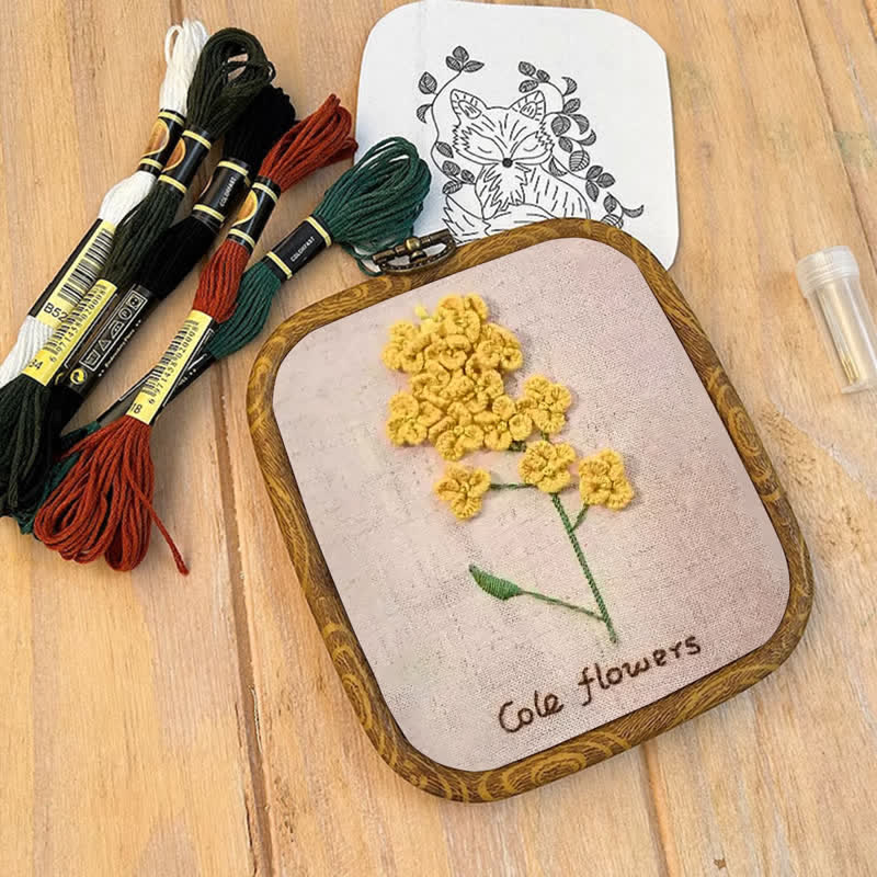 Rubbyoo Embroidery Kit- Cole Flower Garden DIY Craft Kits - image 9