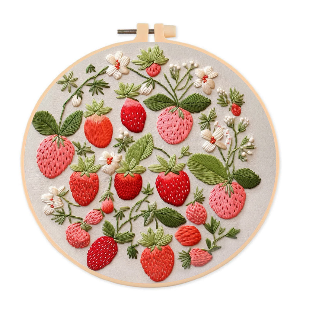 Rubbyoo Embroidery Kit-  Strawberries - image 0