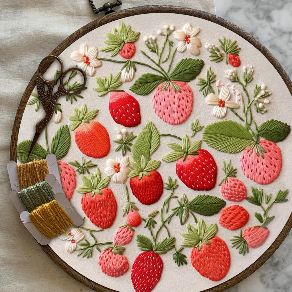 Rubbyoo Embroidery Kit-  Strawberries - image 7