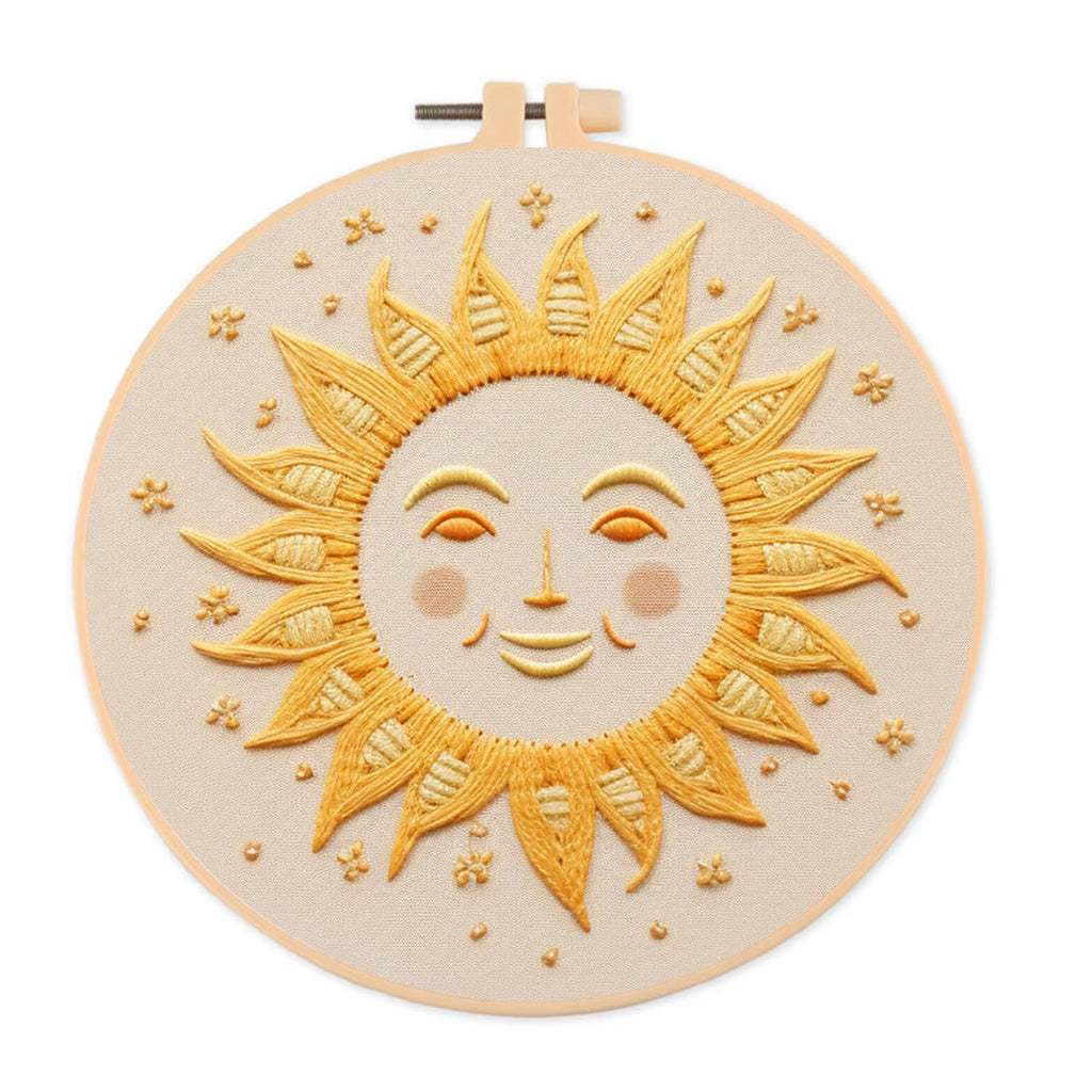 Rubbyoo Embroidery Kit- Smiling Sun - image 0