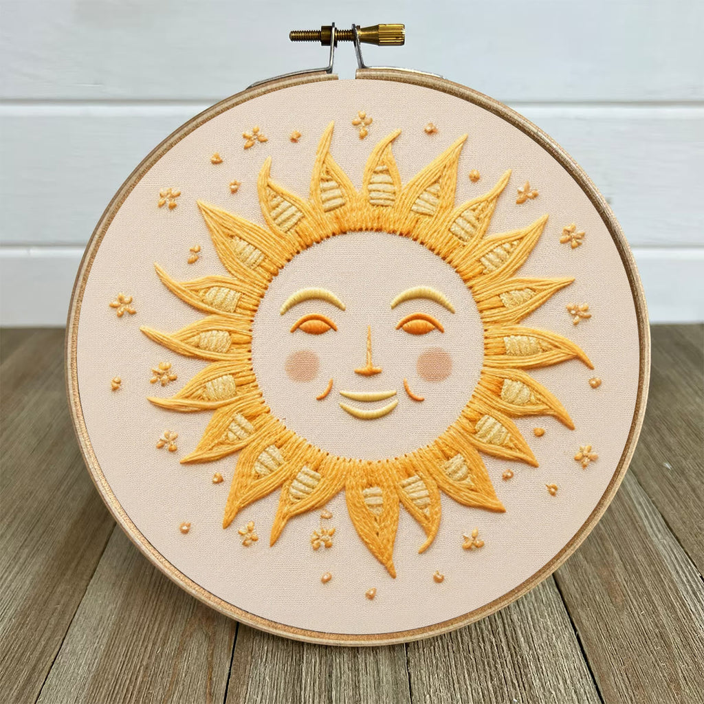 Rubbyoo Embroidery Kit- Smiling Sun - image 2