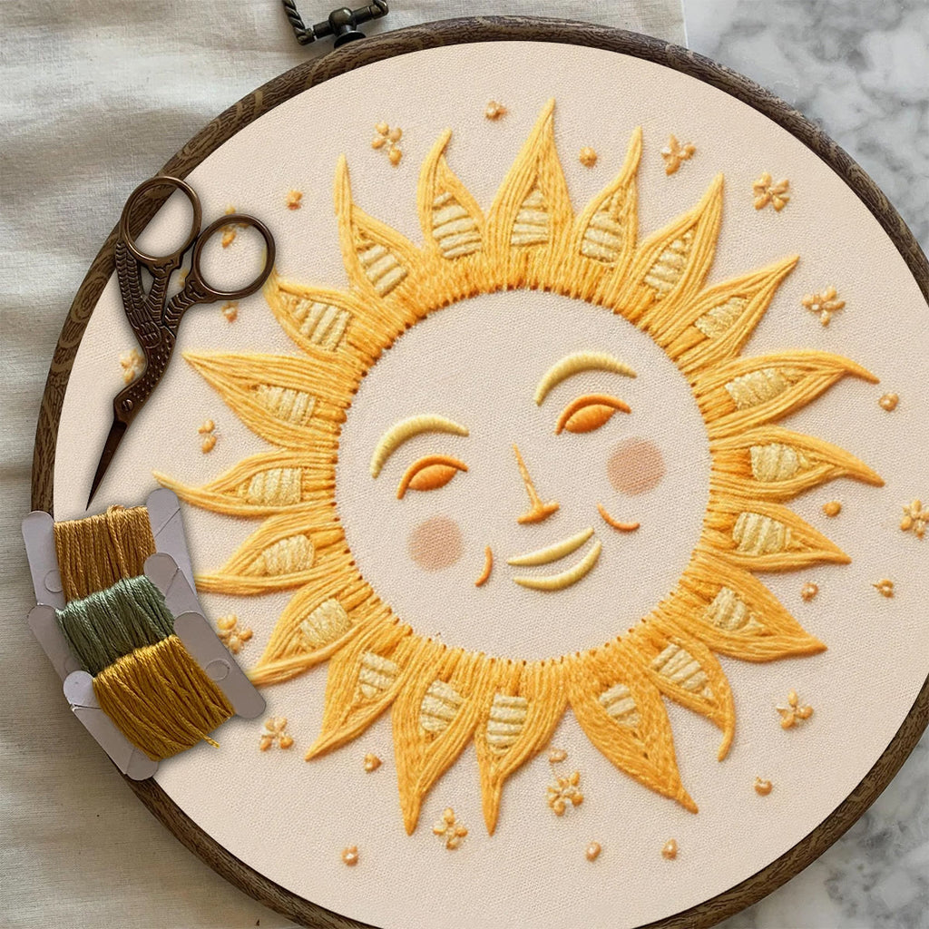 Rubbyoo Embroidery Kit- Smiling Sun - image 7