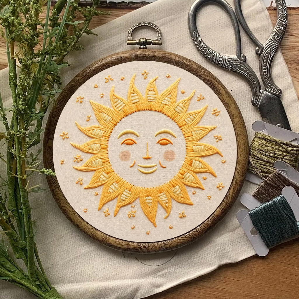 Rubbyoo Embroidery Kit- Smiling Sun - image 6