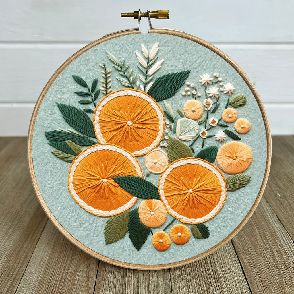 Rubbyoo Embroidery Kit- Oranges - image 4