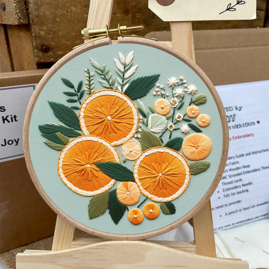 Rubbyoo Embroidery Kit- Oranges - image 5