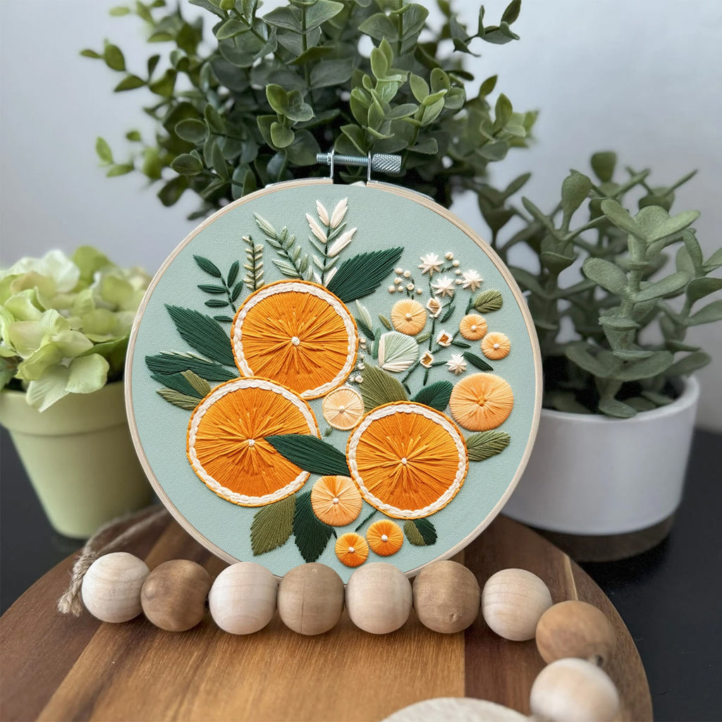 Rubbyoo Embroidery Kit- Oranges - image 2