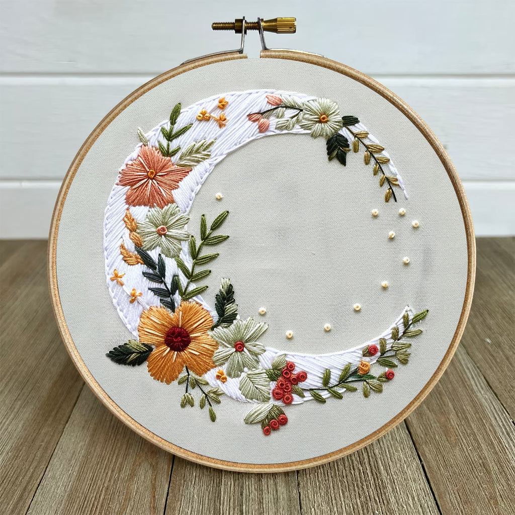 Rubbyoo Embroidery Kit- Flower Moon - image 5