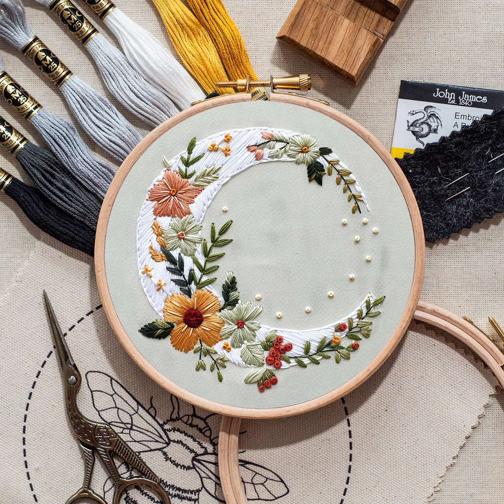 Rubbyoo Embroidery Kit- Flower Moon - image 7