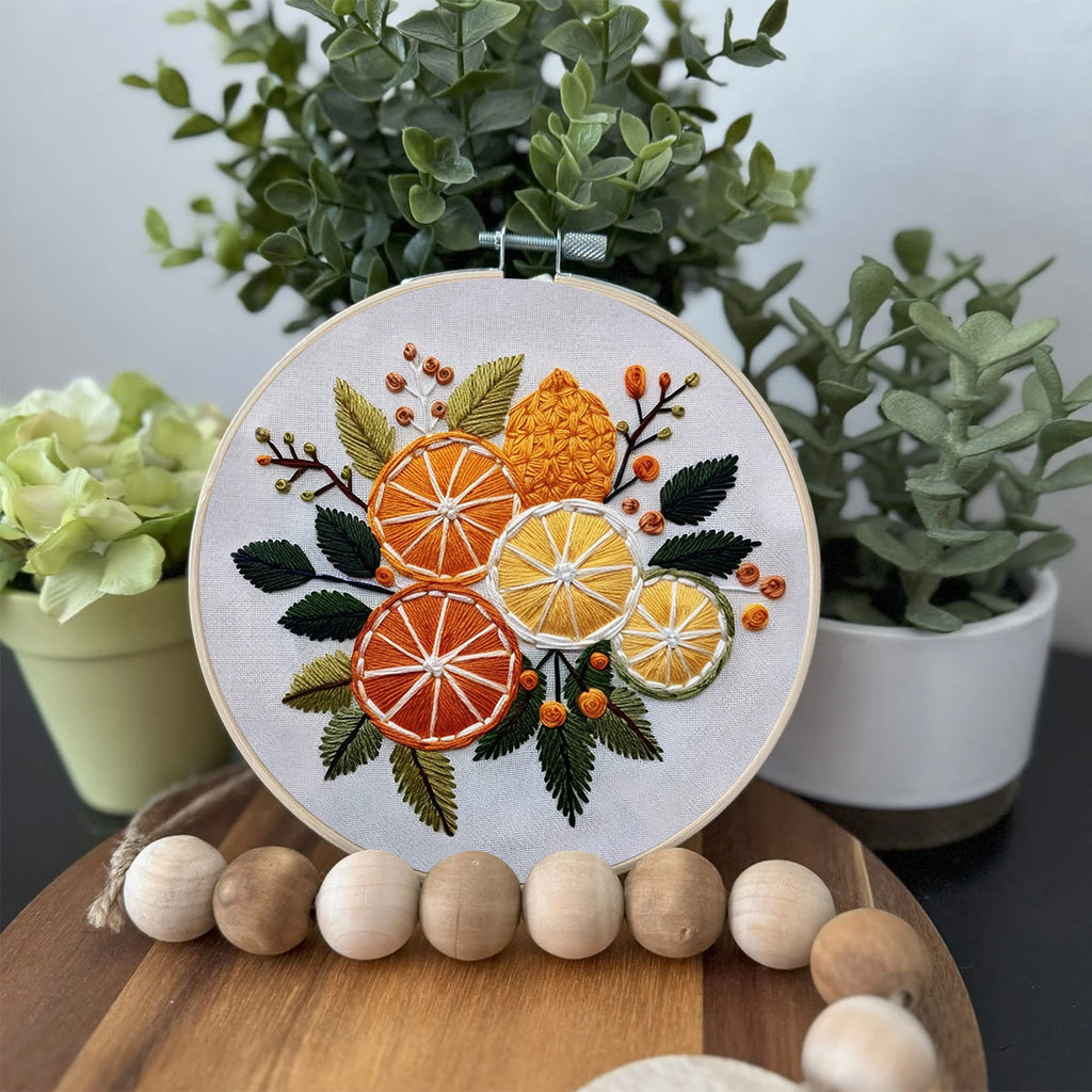 Rubbyoo Embroidery Kit- Orange Slices - image 2