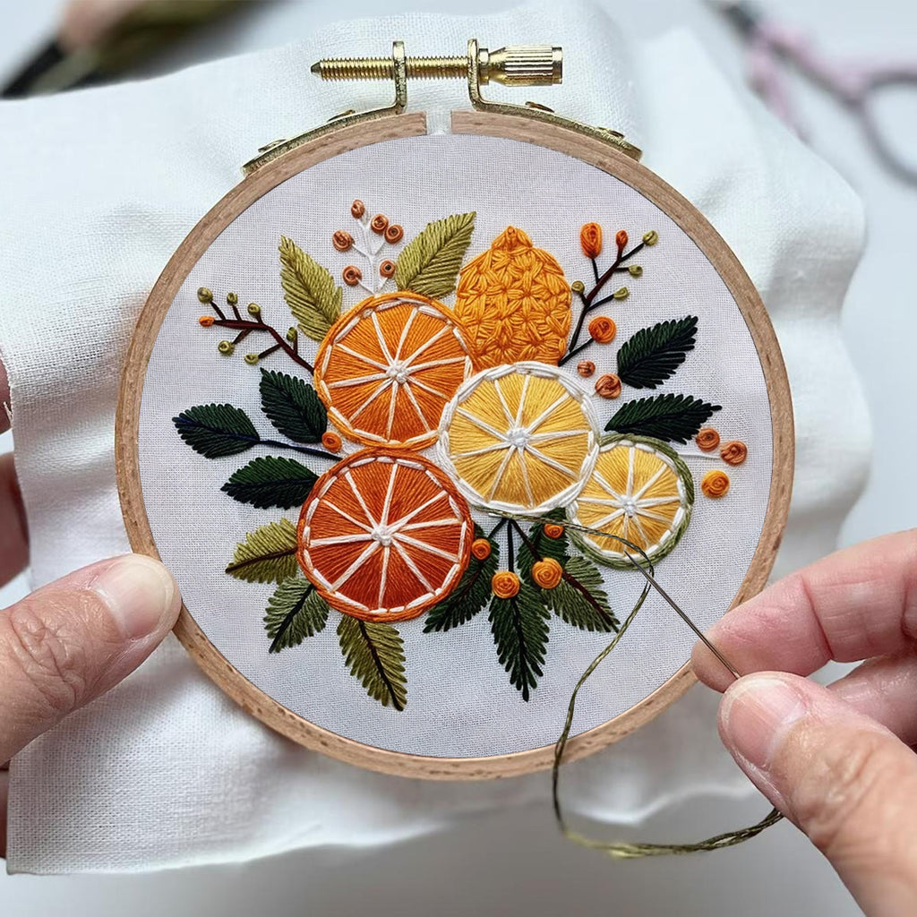 Rubbyoo Embroidery Kit- Orange Slices - image 3