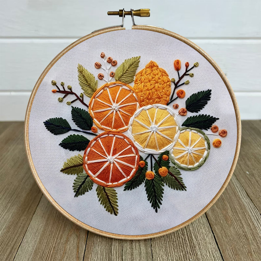 Rubbyoo Embroidery Kit- Orange Slices - image 4