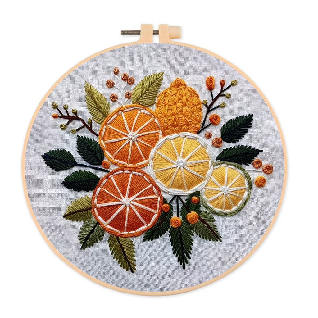 Rubbyoo Embroidery Kit- Orange Slices - image 0