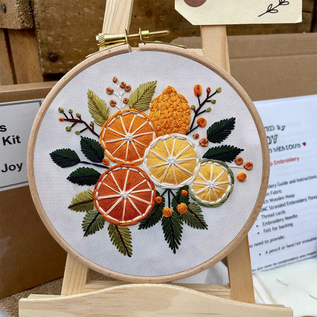 Rubbyoo Embroidery Kit- Orange Slices - image 5