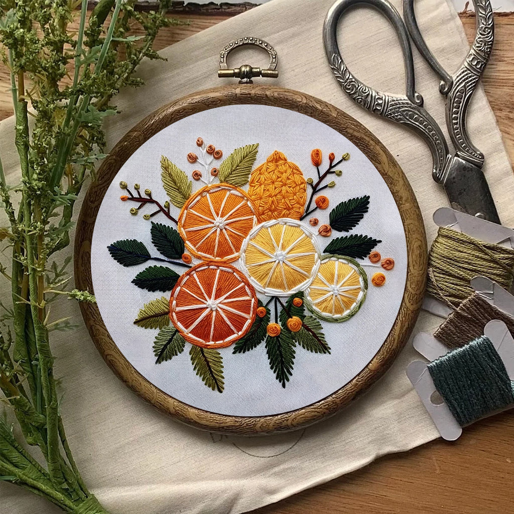 Rubbyoo Embroidery Kit- Orange Slices - image 6