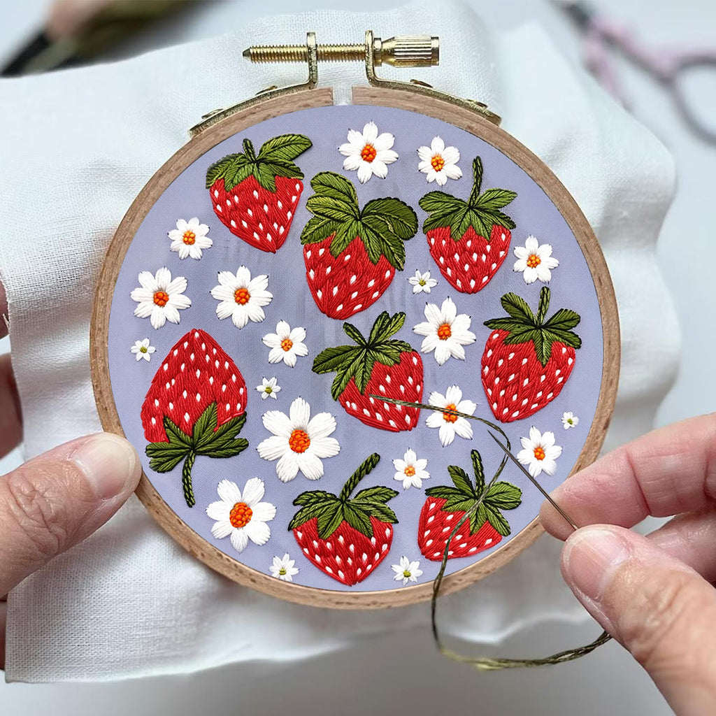 Rubbyoo Embroidery Kit- Sweet Strawberries - image 4