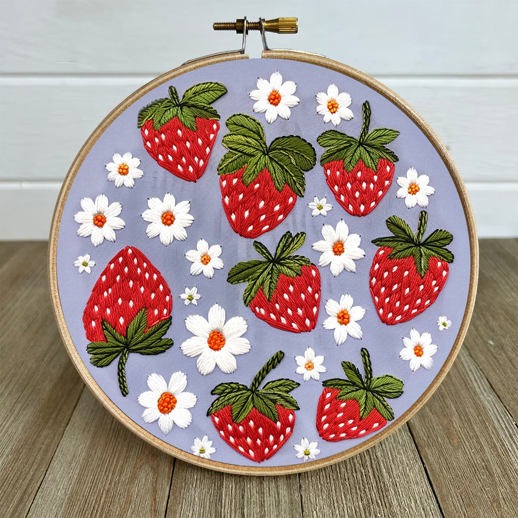 Rubbyoo Embroidery Kit- Sweet Strawberries - image 3