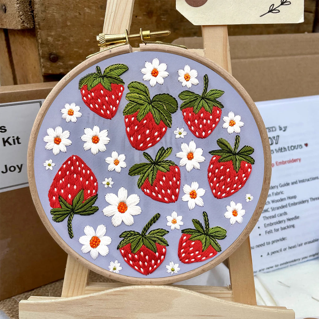 Rubbyoo Embroidery Kit- Sweet Strawberries - image 5
