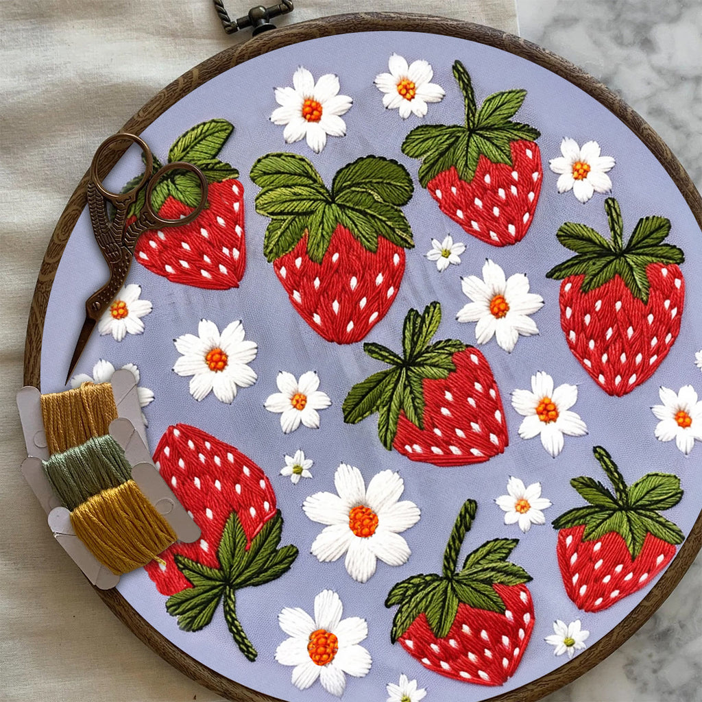 Rubbyoo Embroidery Kit- Sweet Strawberries - image 6