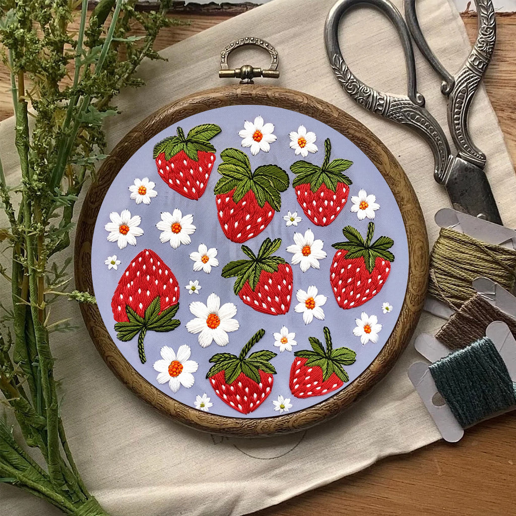 Rubbyoo Embroidery Kit- Sweet Strawberries - image 7