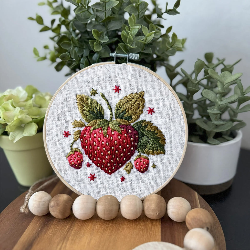 Rubbyoo Embroidery Kit- Cute Strawberry - image 2