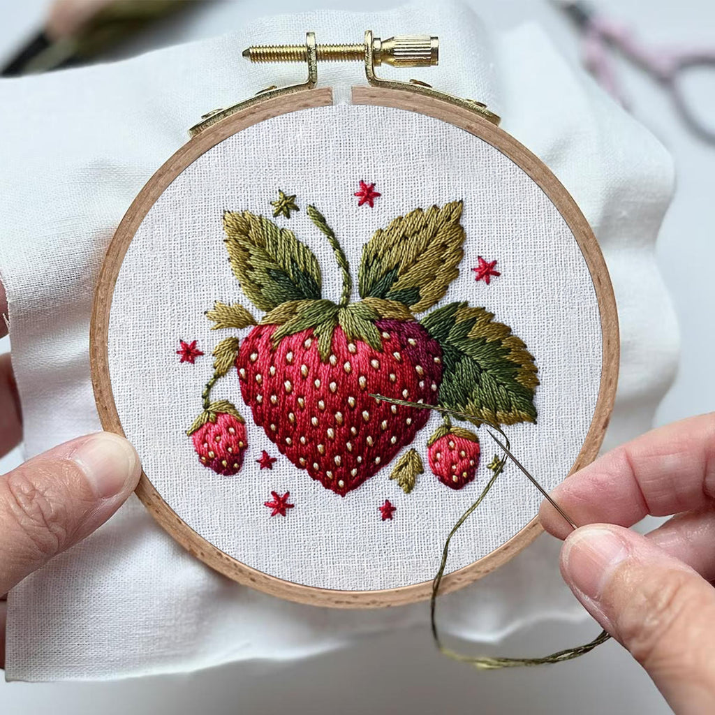 Rubbyoo Embroidery Kit- Cute Strawberry - image 3
