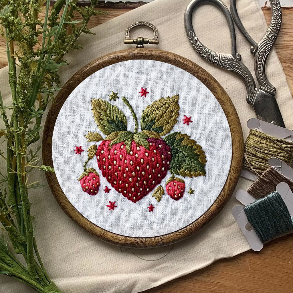 Rubbyoo Embroidery Kit- Cute Strawberry - image 7