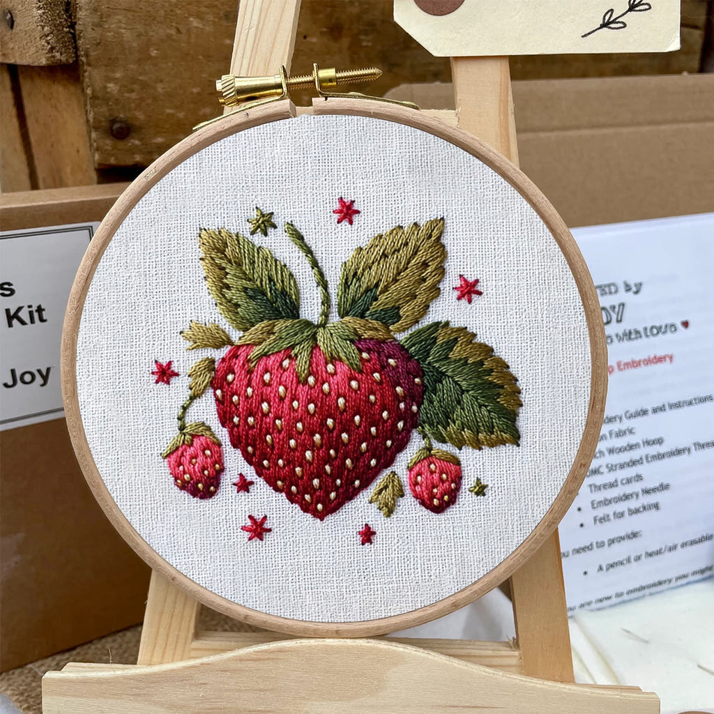 Rubbyoo Embroidery Kit- Cute Strawberry - image 5