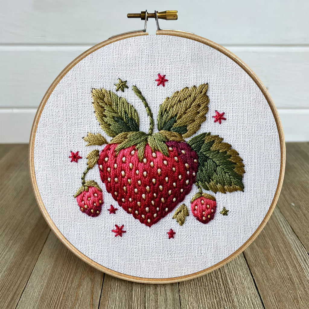Rubbyoo Embroidery Kit- Cute Strawberry - image 4
