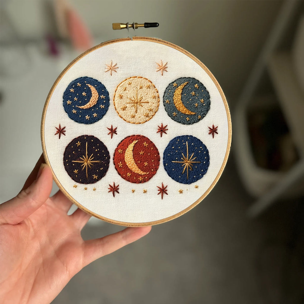 Rubbyoo Embroidery Kit- Celestial  Planet - image 1