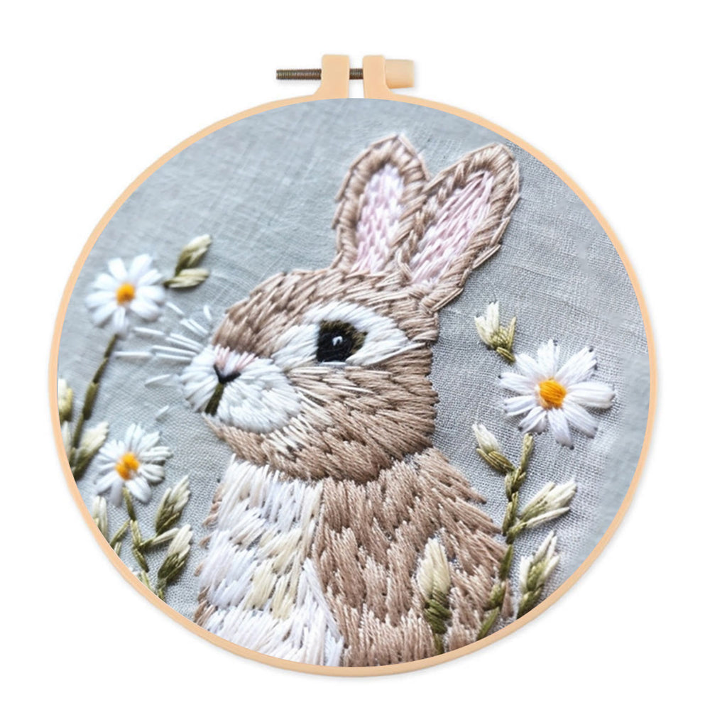 Rubbyoo Embroidery Kit- Daisy Bunny - image 0