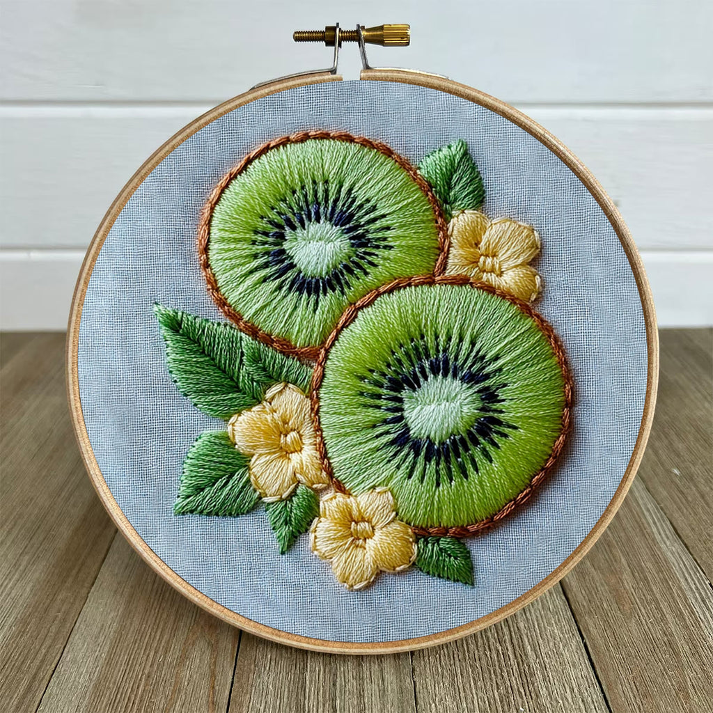 Rubbyoo Embroidery Kit-  Kiwi Fruit - image 4