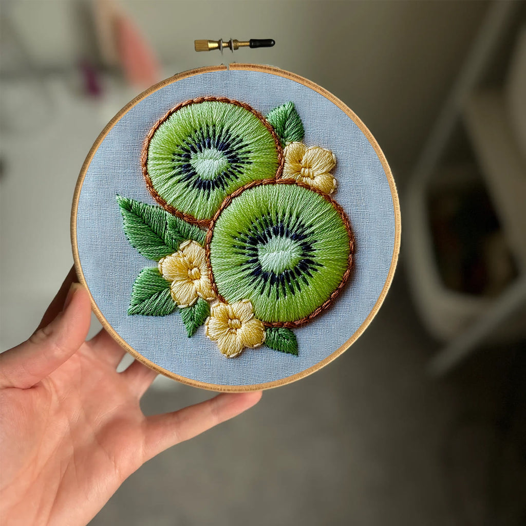 Rubbyoo Embroidery Kit-  Kiwi Fruit - image 1