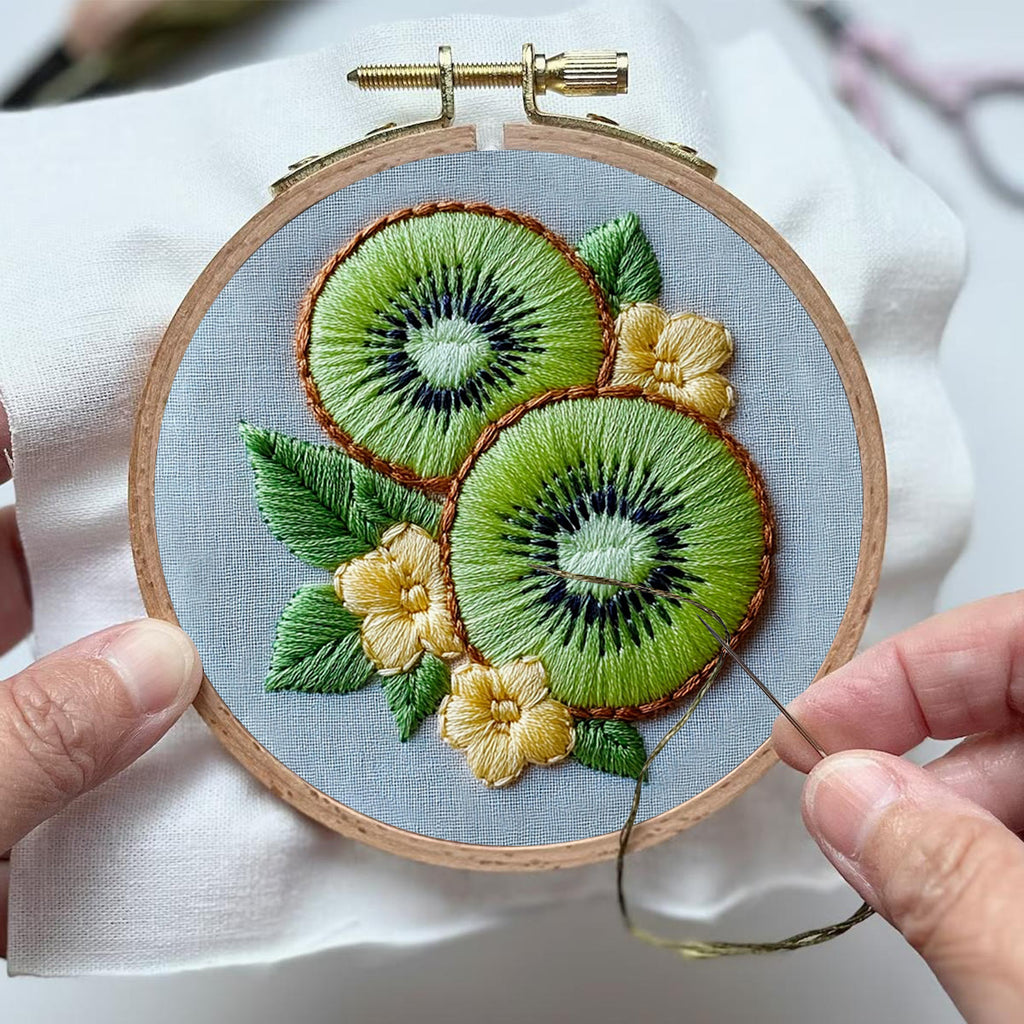 Rubbyoo Embroidery Kit-  Kiwi Fruit - image 3