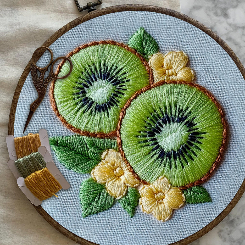 Rubbyoo Embroidery Kit-  Kiwi Fruit - image 7