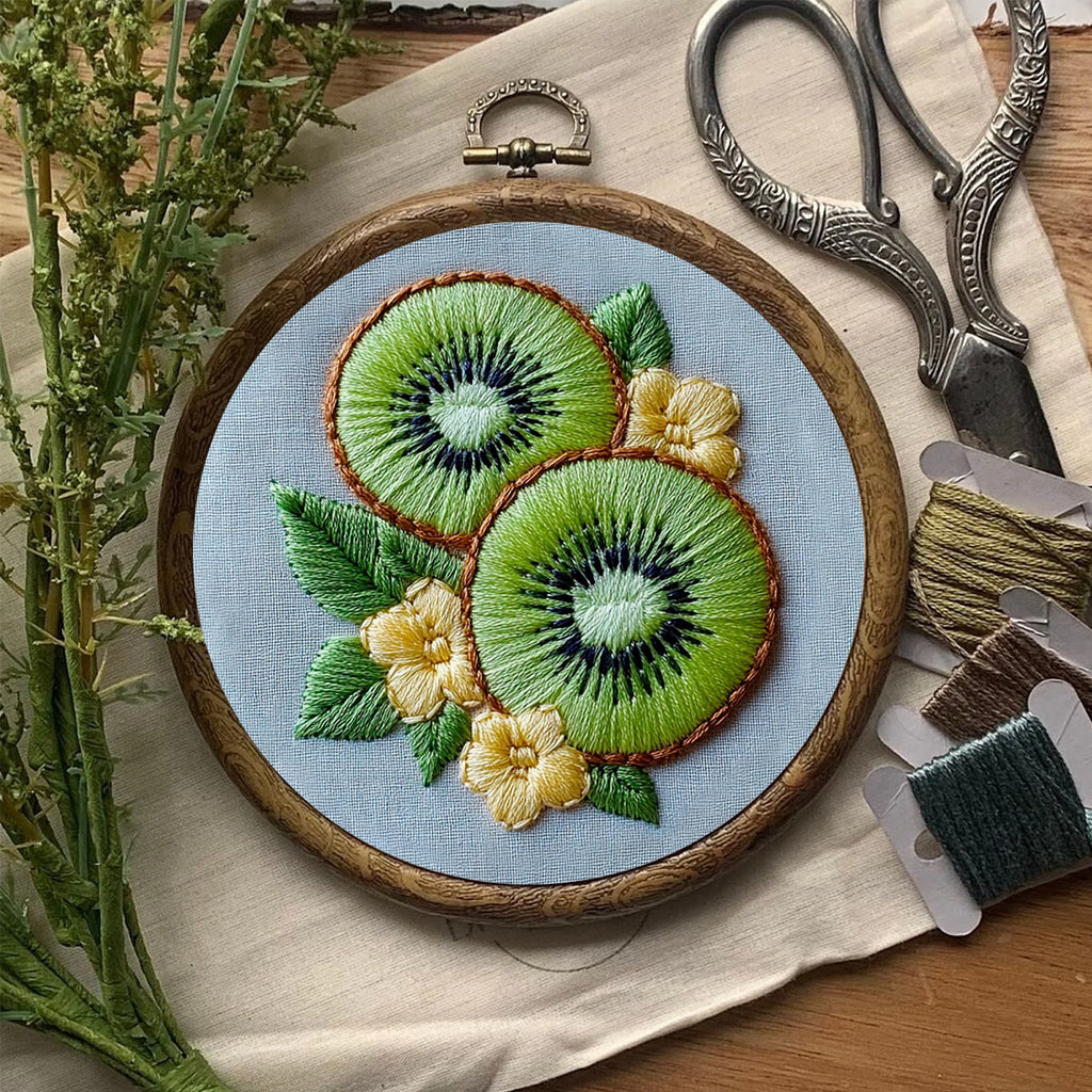 Rubbyoo Embroidery Kit-  Kiwi Fruit - image 6