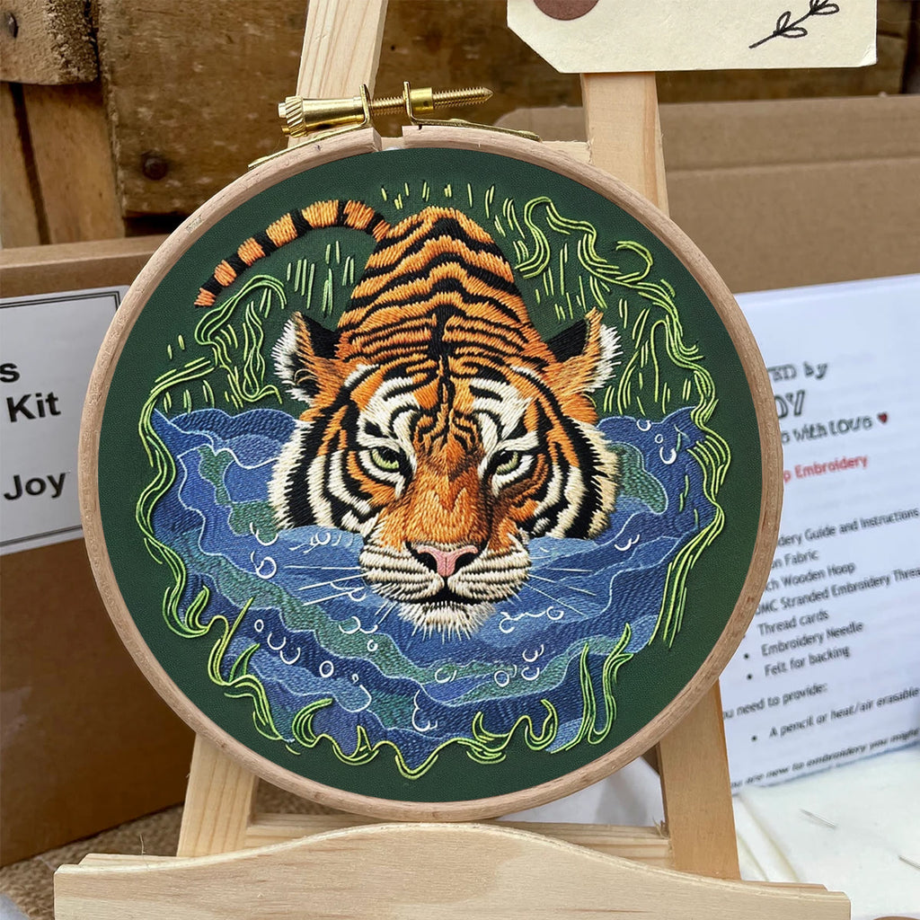 Rubbyoo Embroidery Kit-   Tiger In Jungle - image 5