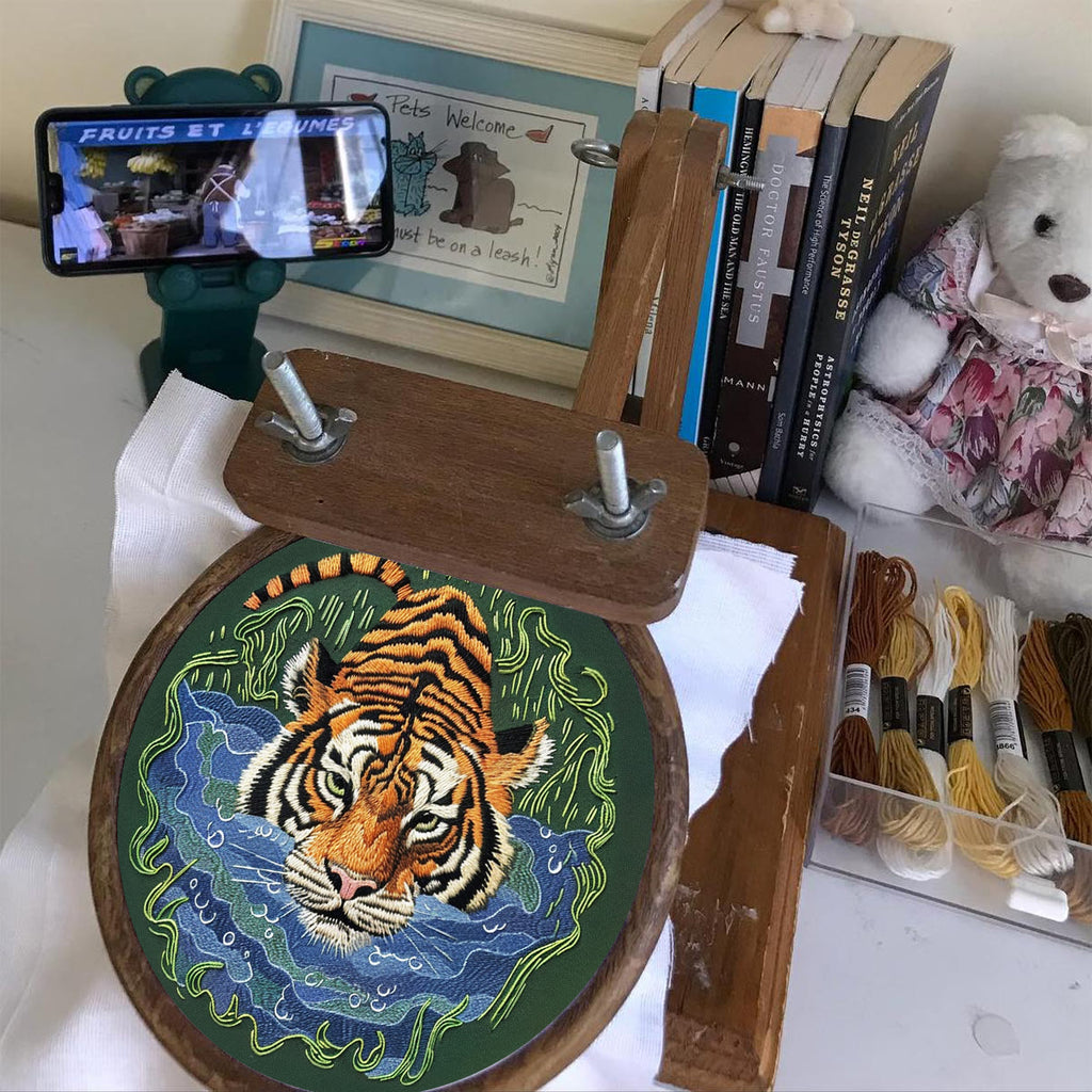 Rubbyoo Embroidery Kit-   Tiger In Jungle - image 2