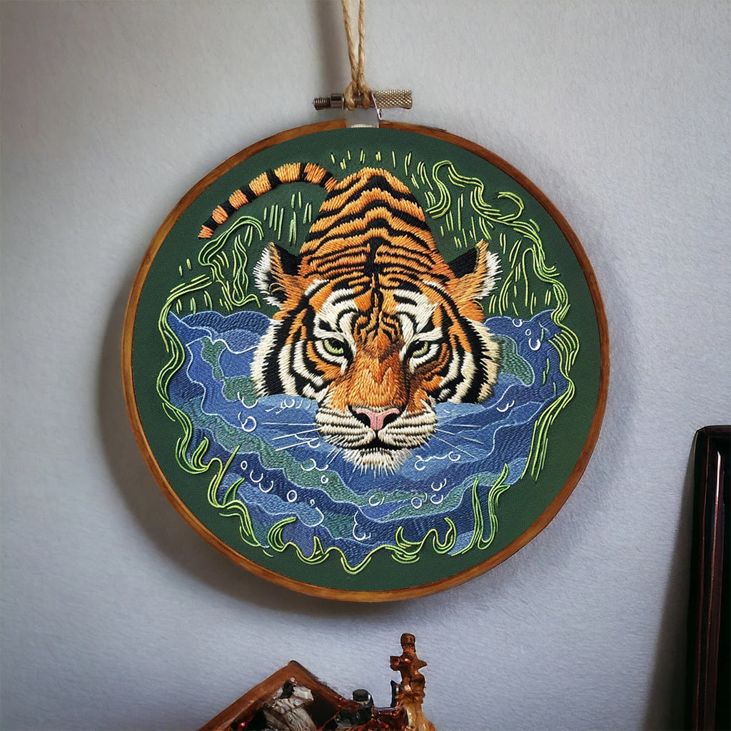 Rubbyoo Embroidery Kit-   Tiger In Jungle - image 4