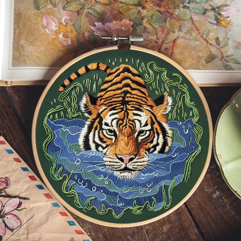 Rubbyoo Embroidery Kit-   Tiger In Jungle - image 6