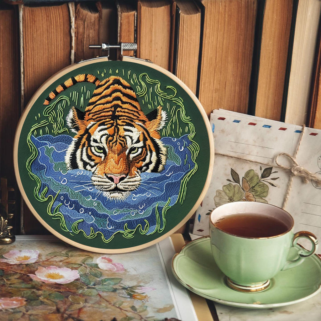 Rubbyoo Embroidery Kit-   Tiger In Jungle - image 7