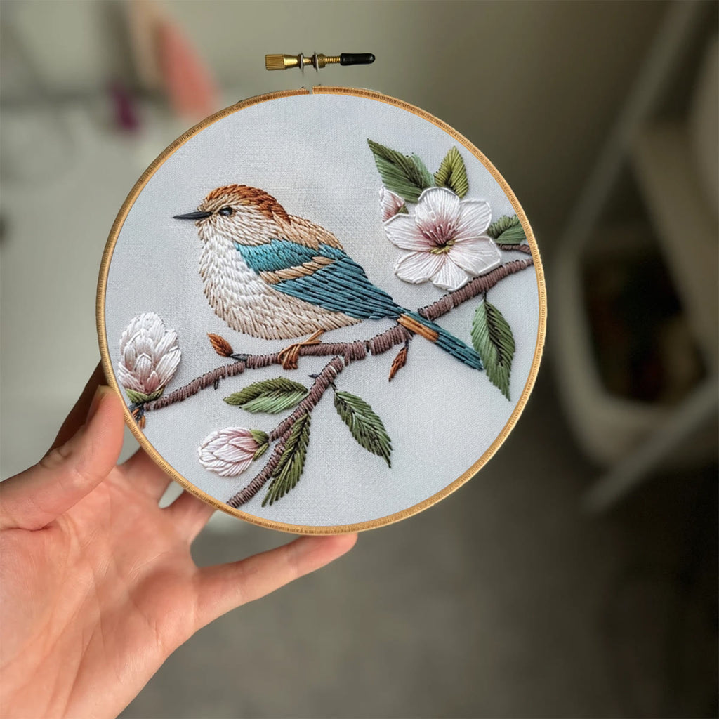Rubbyoo Embroidery Kit- Spring Bird - image 1