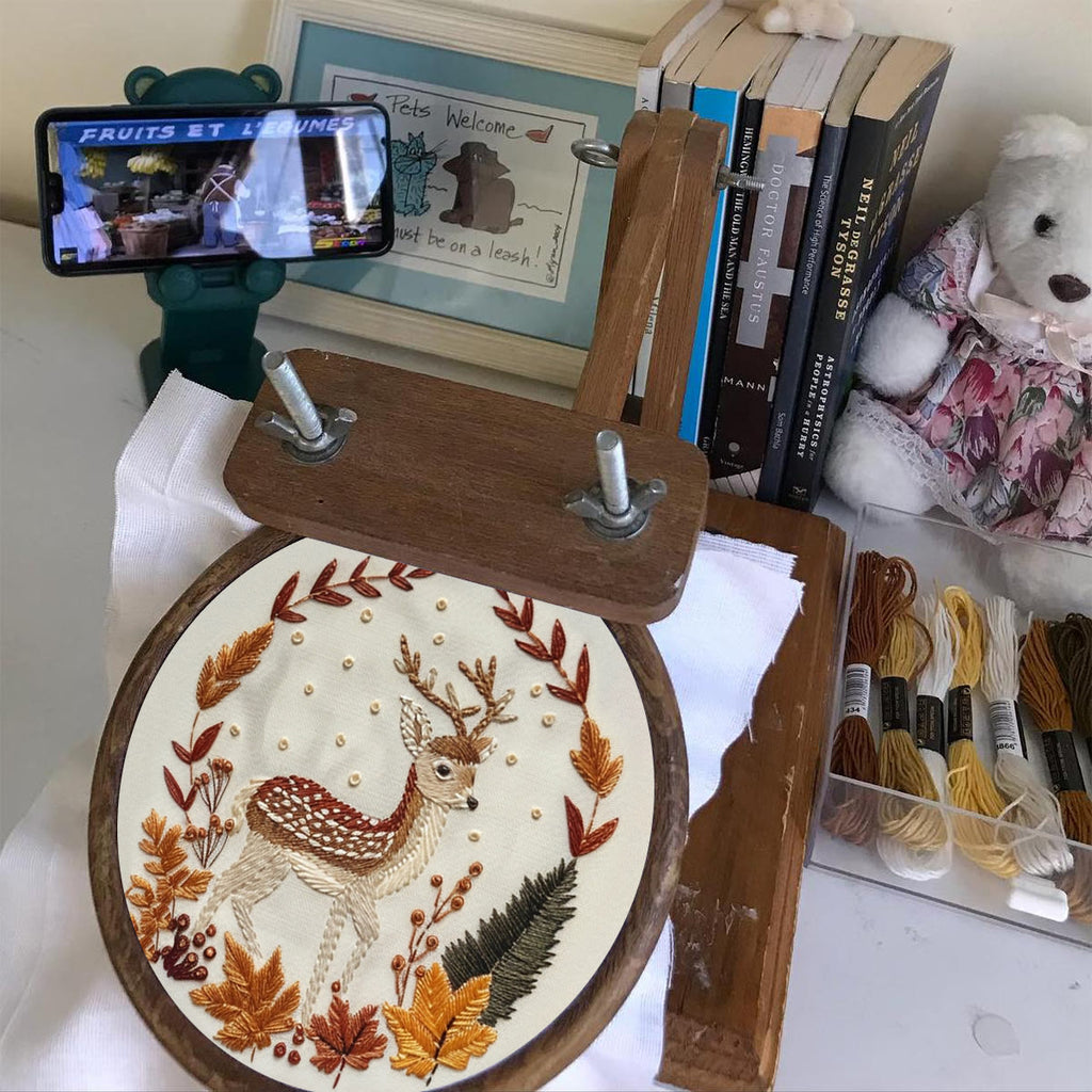 Rubbyoo Embroidery Kit-   Autumn Deer - image 5