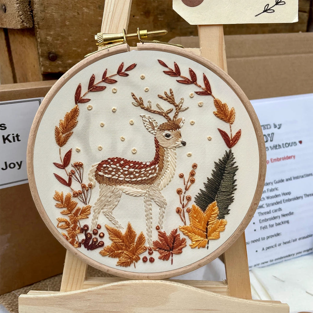 Rubbyoo Embroidery Kit-   Autumn Deer - image 6