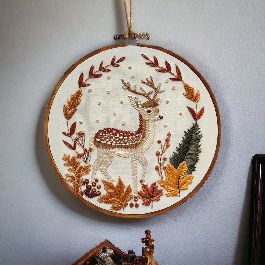 Rubbyoo Embroidery Kit-   Autumn Deer - image 3