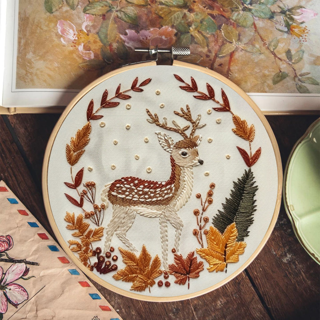 Rubbyoo Embroidery Kit-   Autumn Deer - image 7