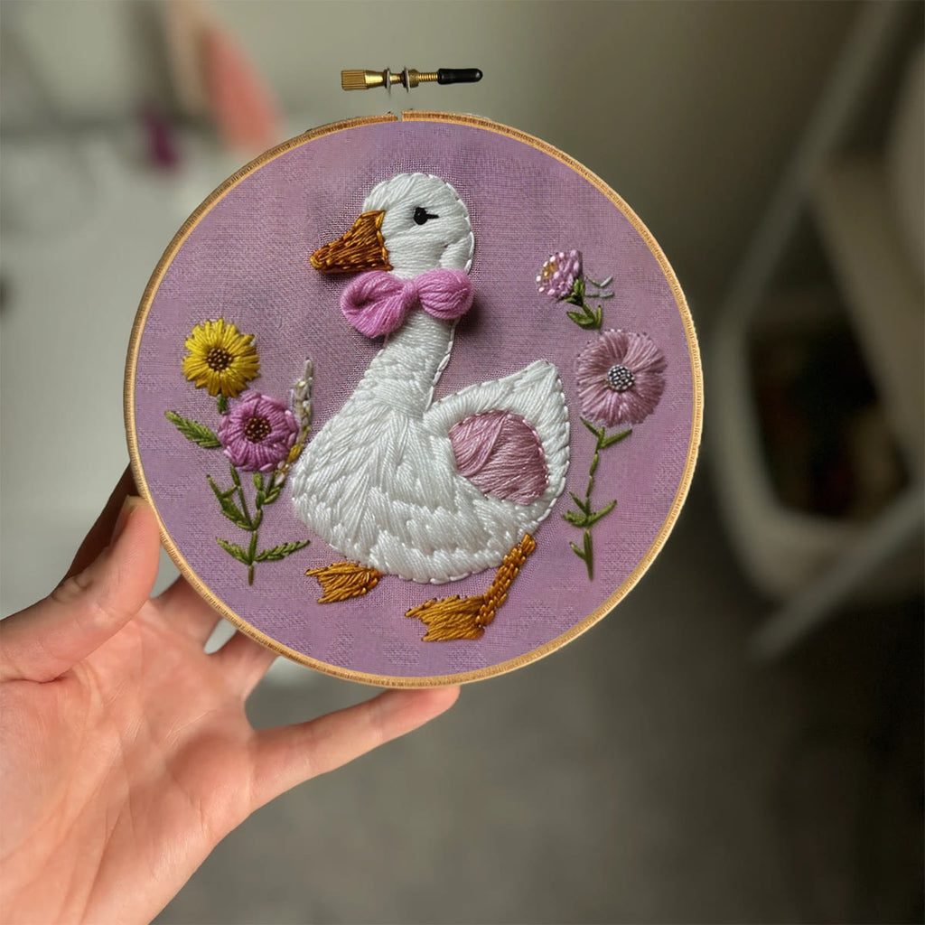 Rubbyoo Embroidery Kit- Farm Goose - image 1