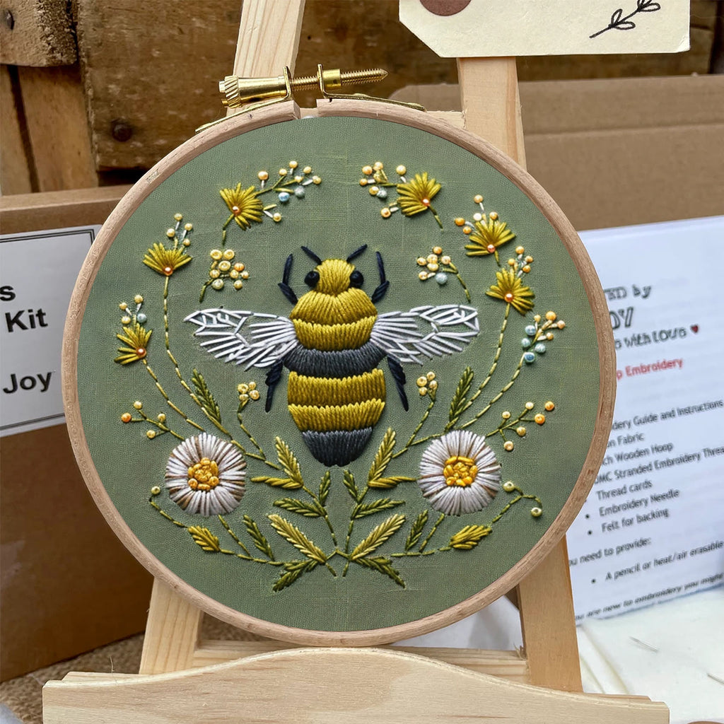 Rubbyoo Embroidery Kit-  Daisy Honey Bee - image 7