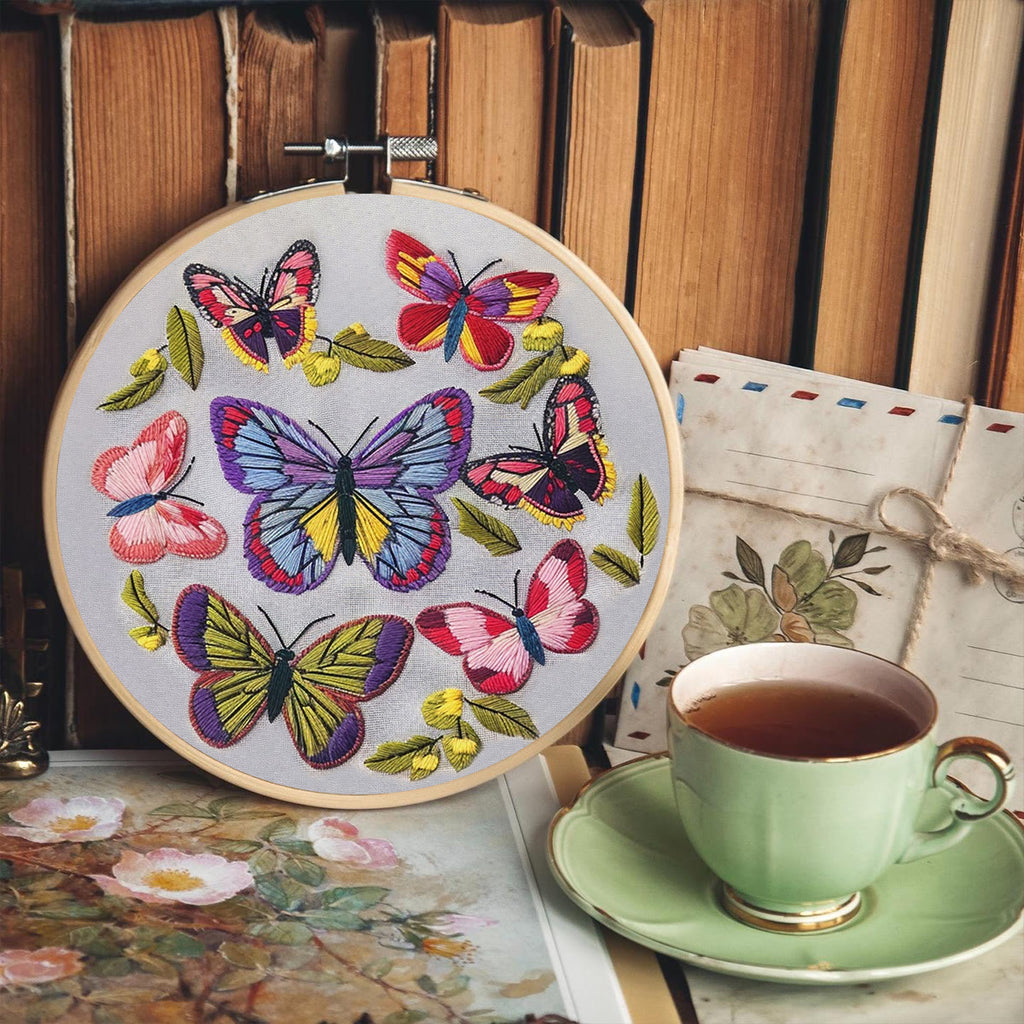 Rubbyoo Embroidery Kit-  Colorful Butterflies - image 4