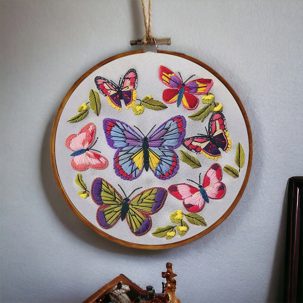 Rubbyoo Embroidery Kit-  Colorful Butterflies - image 5