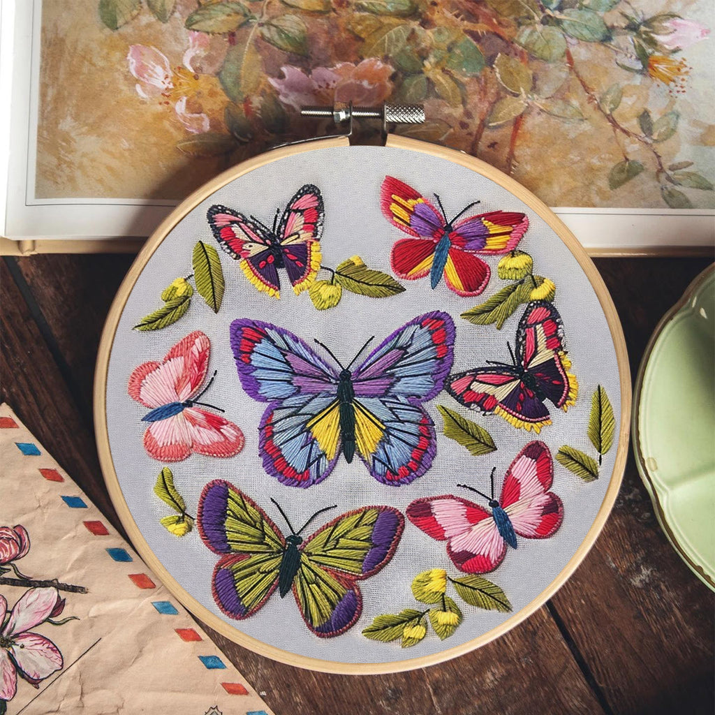 Rubbyoo Embroidery Kit-  Colorful Butterflies - image 7
